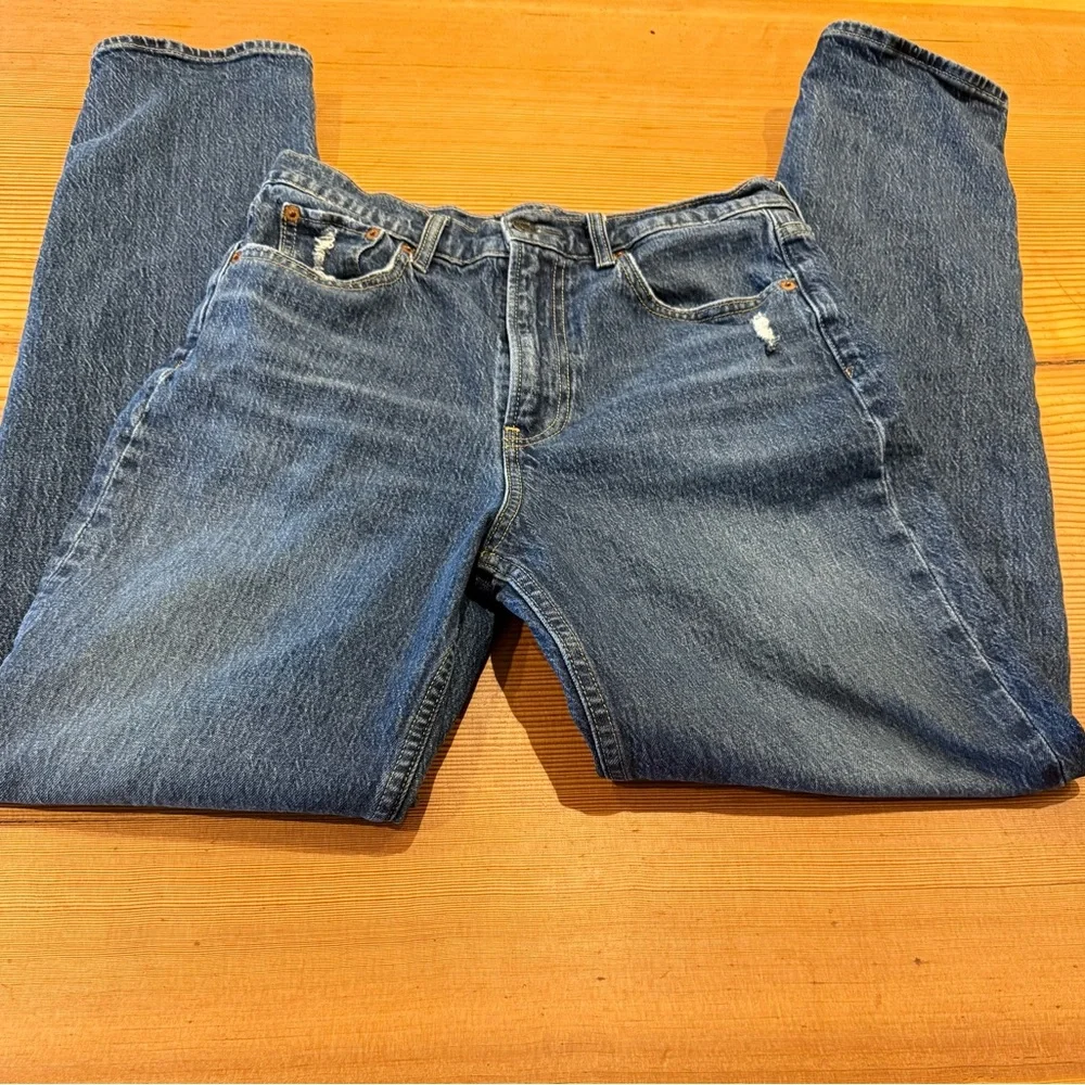 GAP Sky High Straight Blue Jeans - Picture 7 of 9